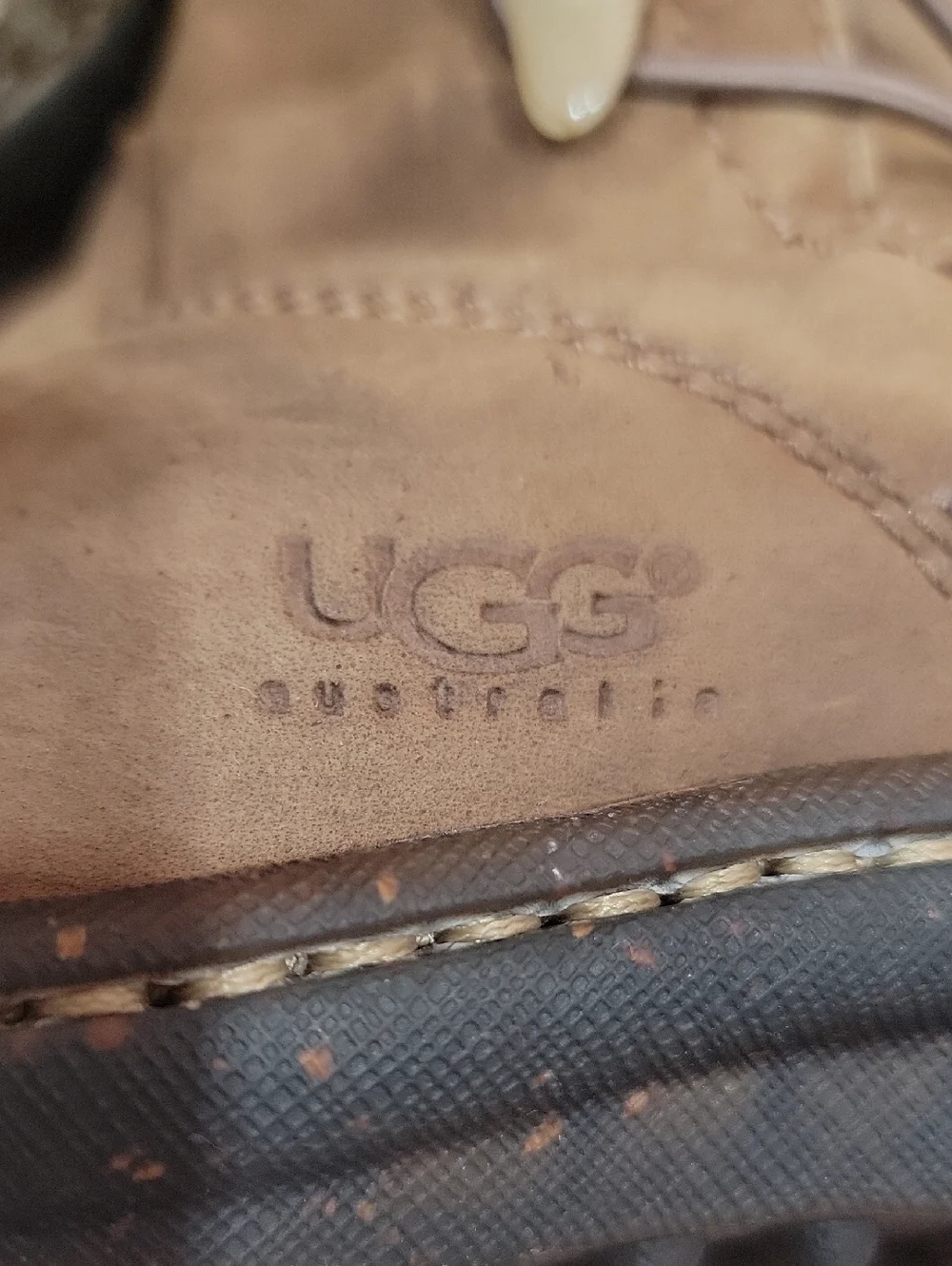 UGG Brown Kona Mid-Calf Boots with Sheeps Fleece Liner 9 - Picture 11 of 12